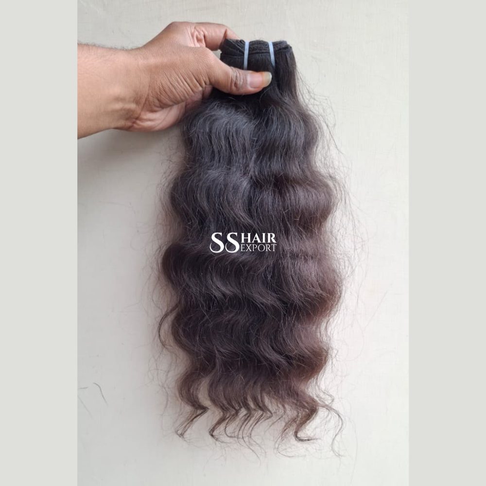 Sewn In Weave Weft Hair Extensions Human Hair Bundle 22inch 100gm Salon Ready