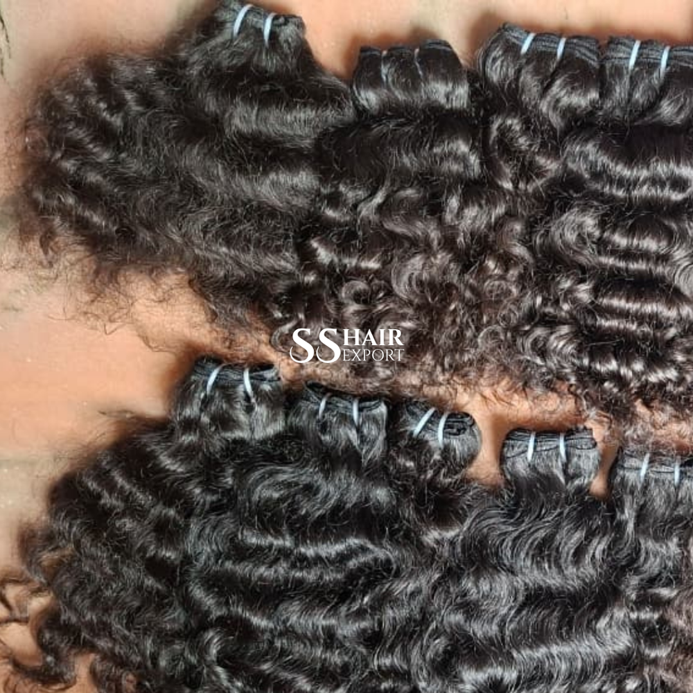 Virgin Human Hair Bundles Natural Wave Sew In Weaves Weft Extensions