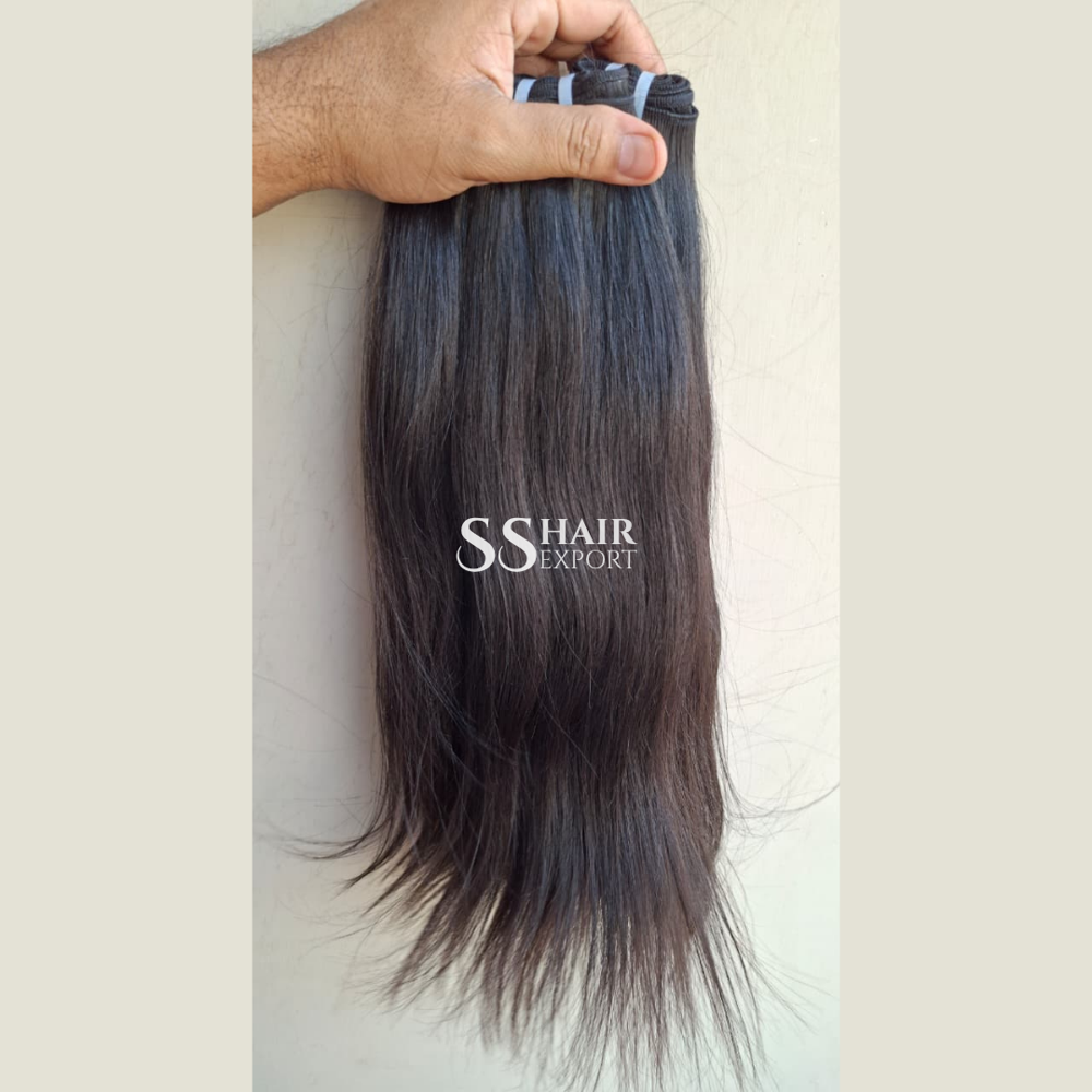 Natural Straight Human Hair Bundle Weft Hair Extension Size: 18-32 Inches