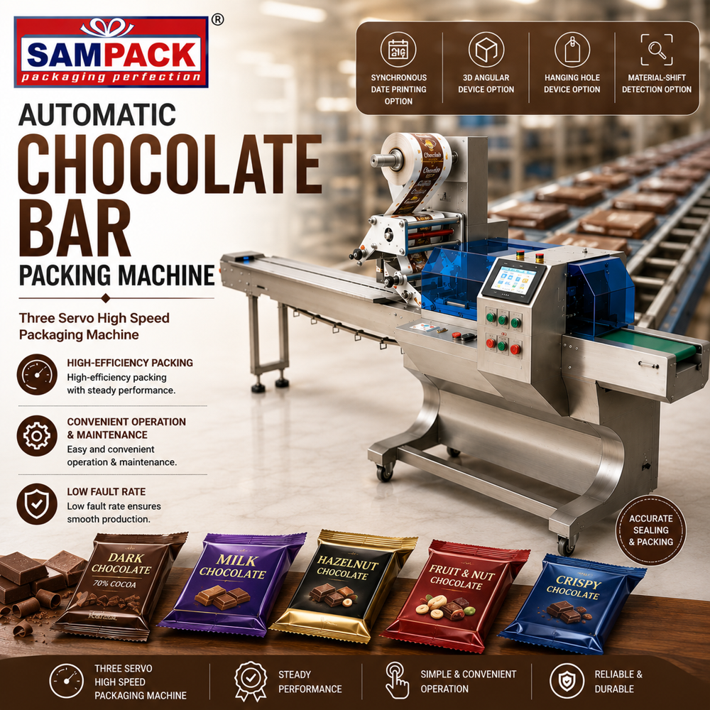 Automatic Chocolate Bar packing Machine 