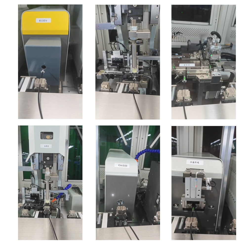 FAKRA Cable Assembly Production Line Fully Automatic Wire Harness Manufacturing Machine