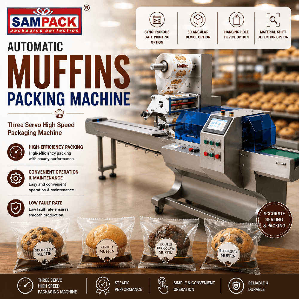 Automatic Muffins Packing Machine