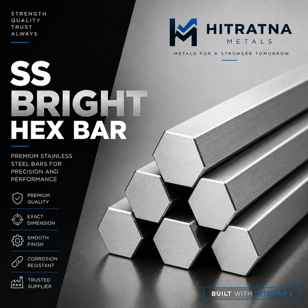 SS 308 Bright Hex Bar