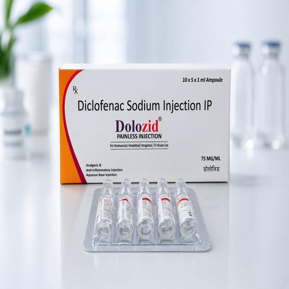 Dolozid Injections - Ingredients: Diclofenac Sodium