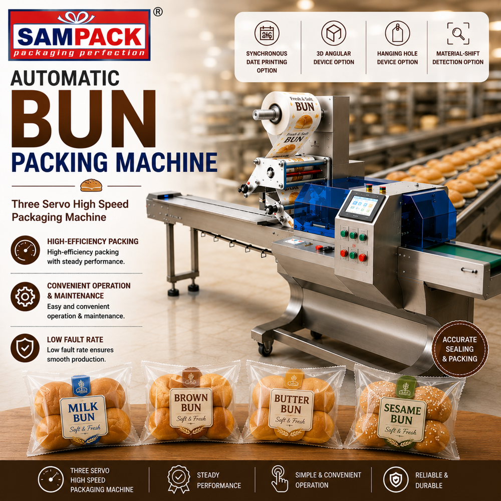 Automatic Bun Packing Machine