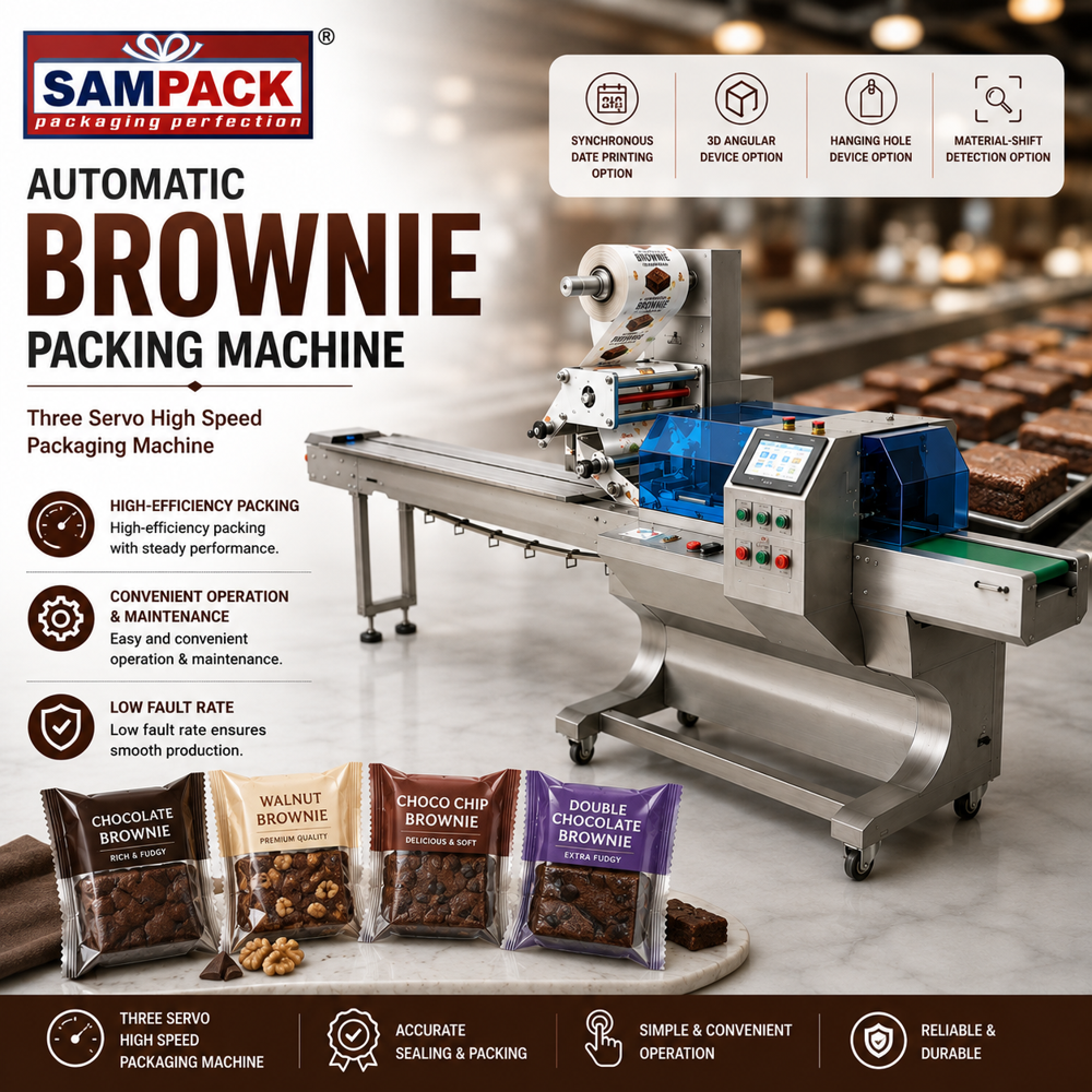 Automatic Brownie Packing Machine 