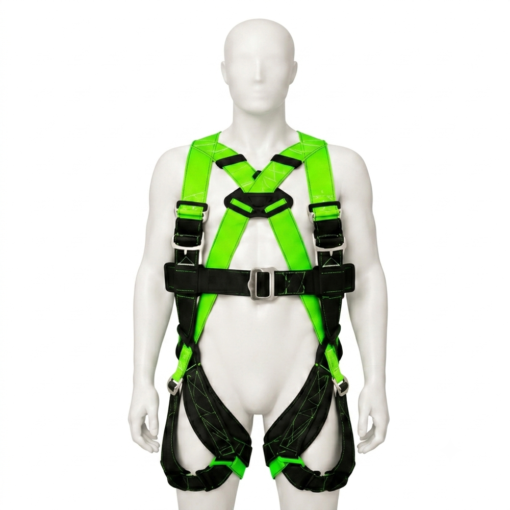 FULL BODY HARNESS WITH FRONTAL ATTACHMENT & ADJUSTABLE SHOULDER