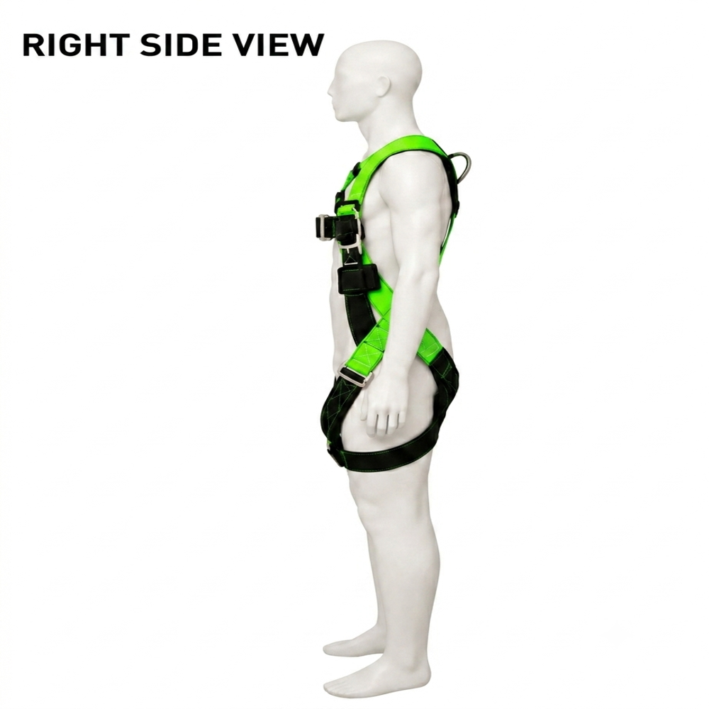 FULL BODY HARNESS WITH FRONTAL ATTACHMENT & ADJUSTABLE SHOULDER