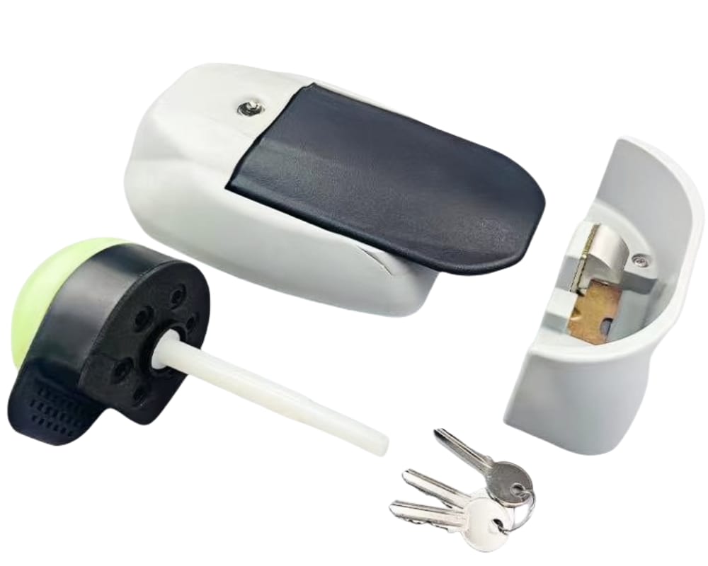 Cold room lock set and hinges set
