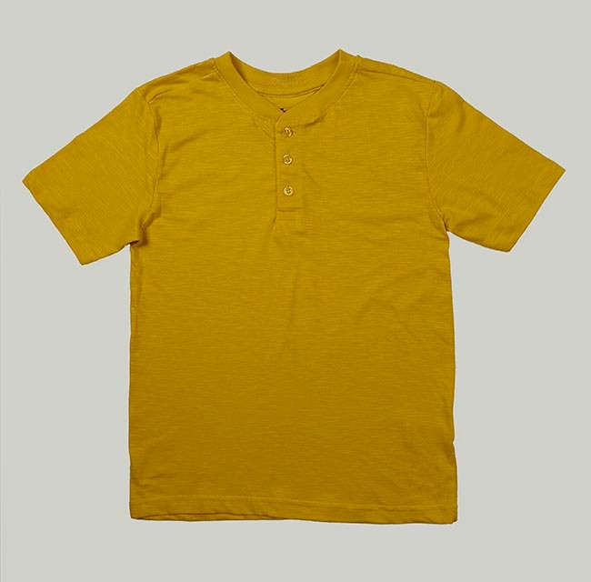B16735 | Boys Henley Neck Tees