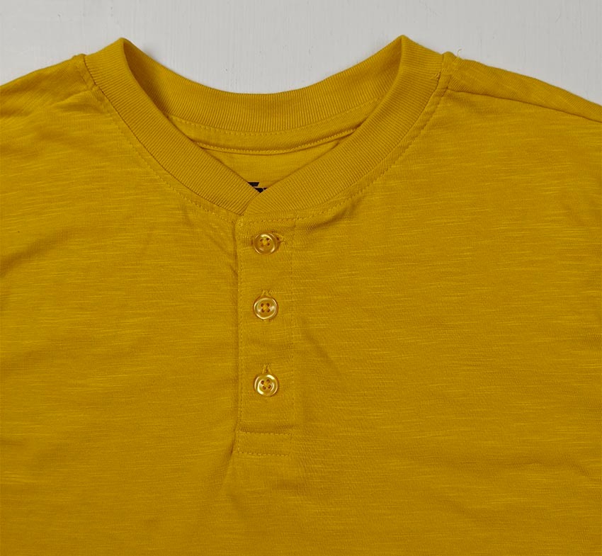 B16735 | Boys Henley Neck Tees