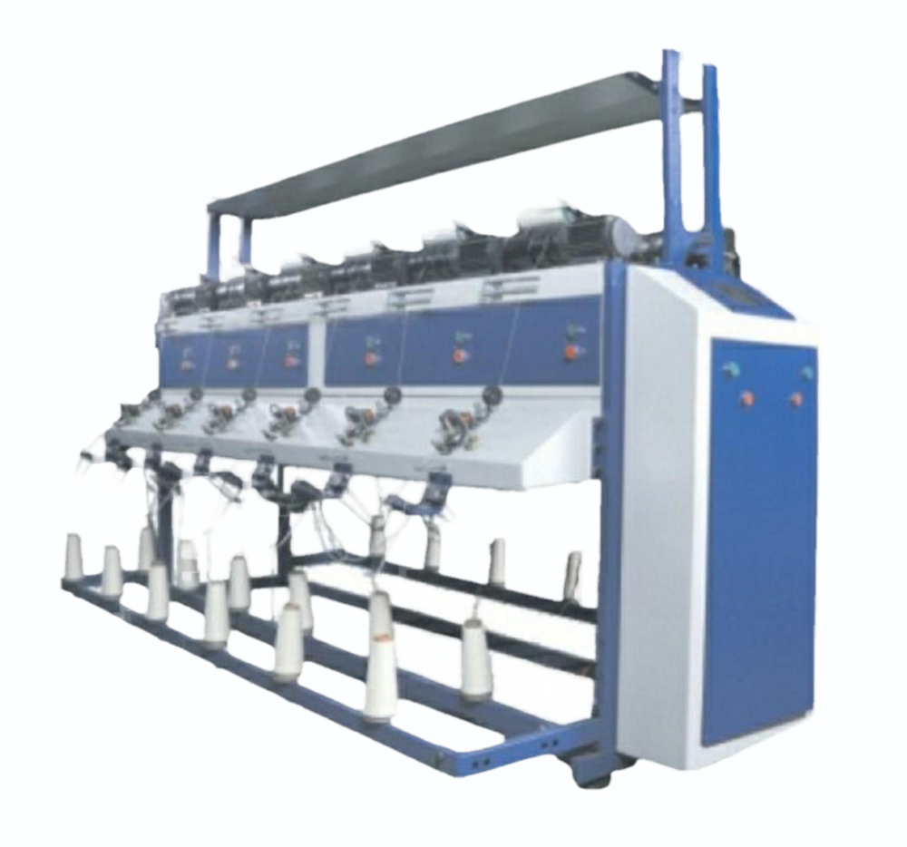 Automatic Cheese Winding Machine - Mild Steel & Aluminum Alloy, 1200x700x1000mm, Blue & Silver | Ac Frequency Drive, Digital Touch Panel, Auto Stop Safety