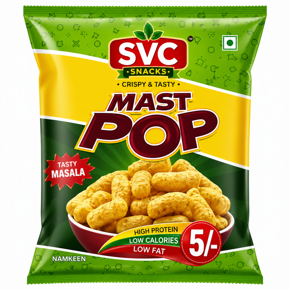 Bopp Snacks Pouch - Print Type: Digital