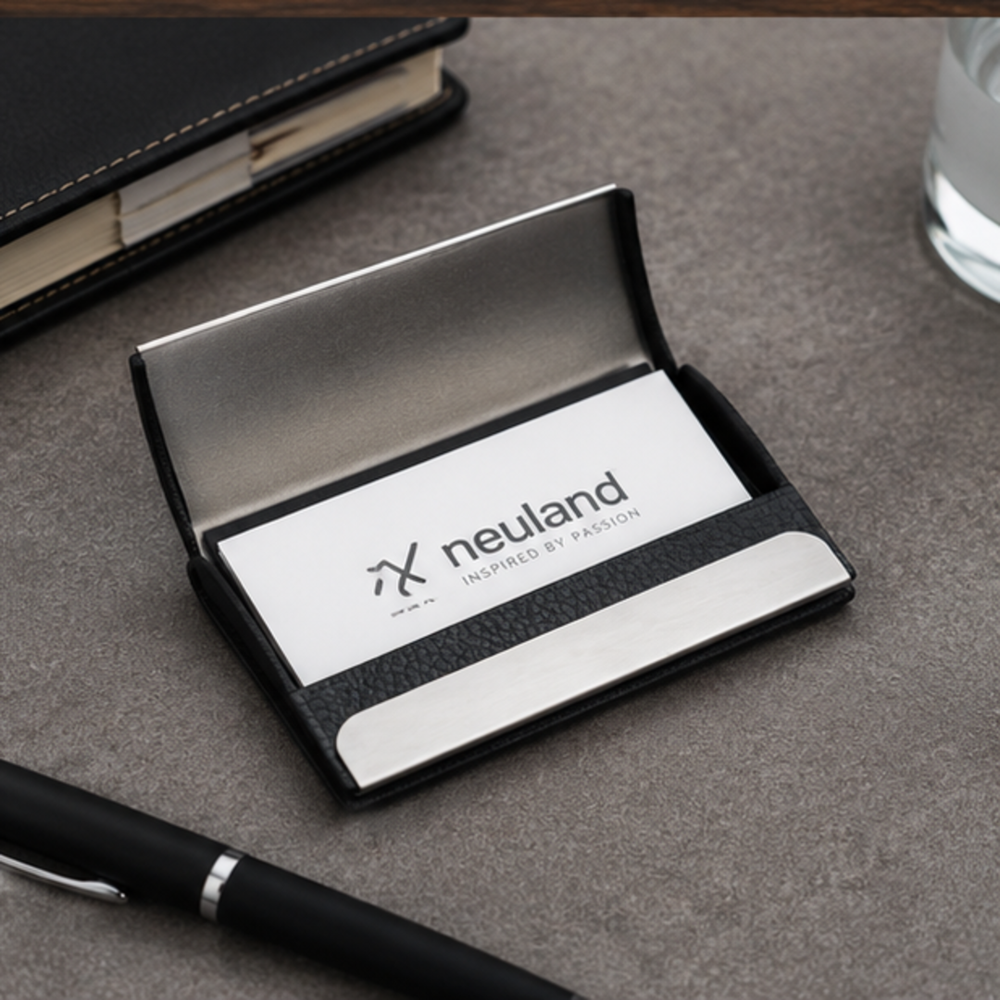Premium Leather Finish Visiting Card Holder