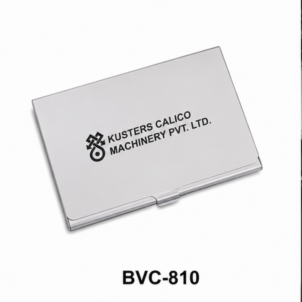 Silver Metal Visiting Card Holder