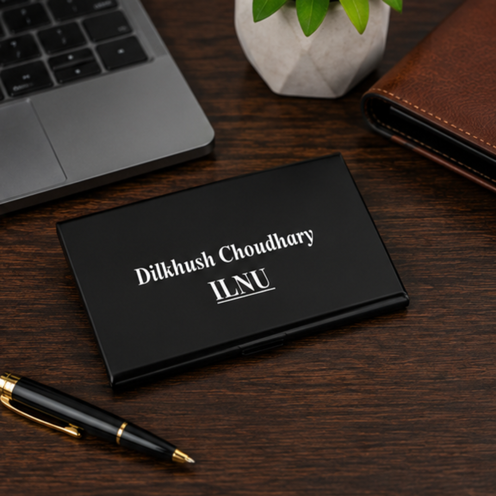 Executive Business Card Holder with Visiting Card Case