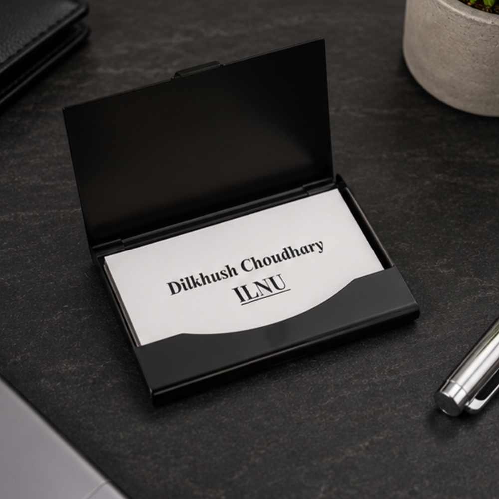 Executive Business Card Holder with Visiting Card Case