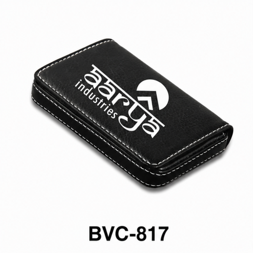 Premium Pu Leather Business Card Holder - Advantage: Customize