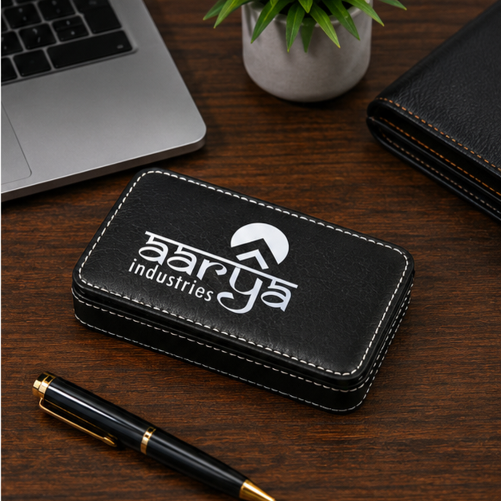 Premium PU Leather Business Card Holder
