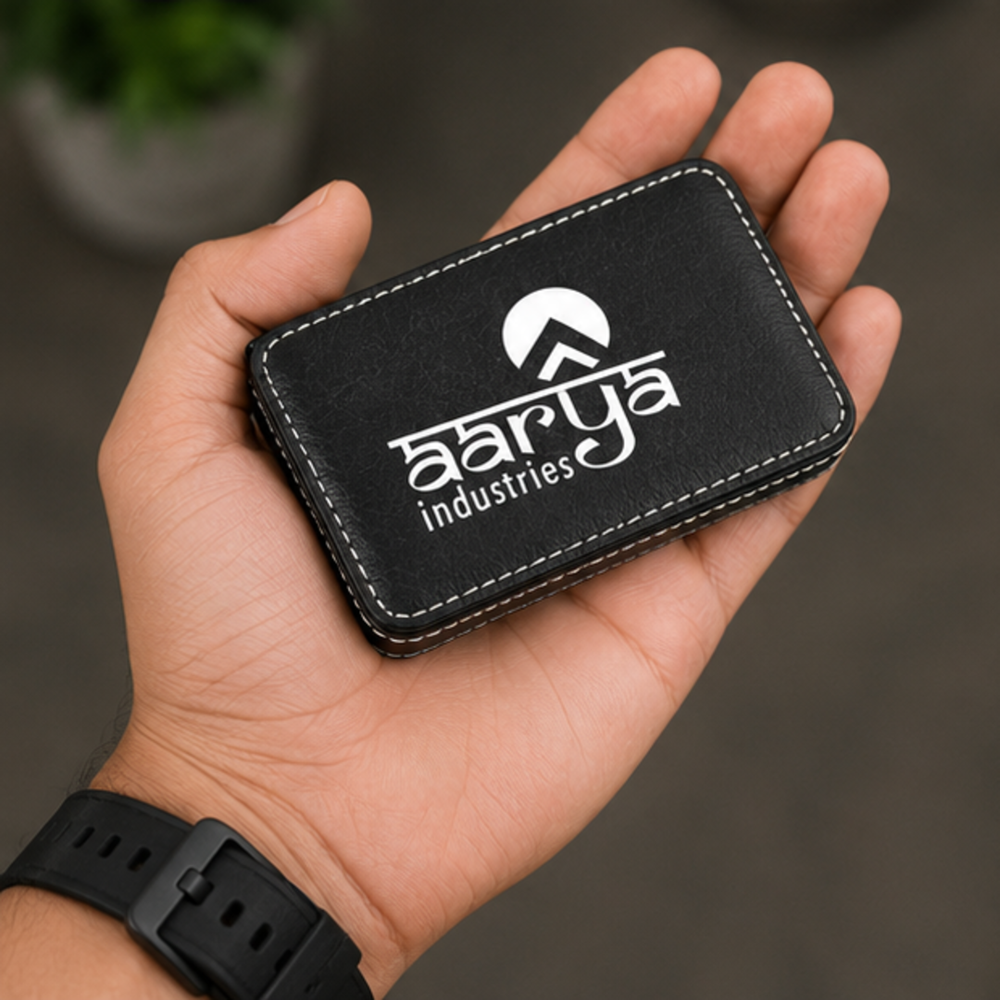 Premium PU Leather Business Card Holder
