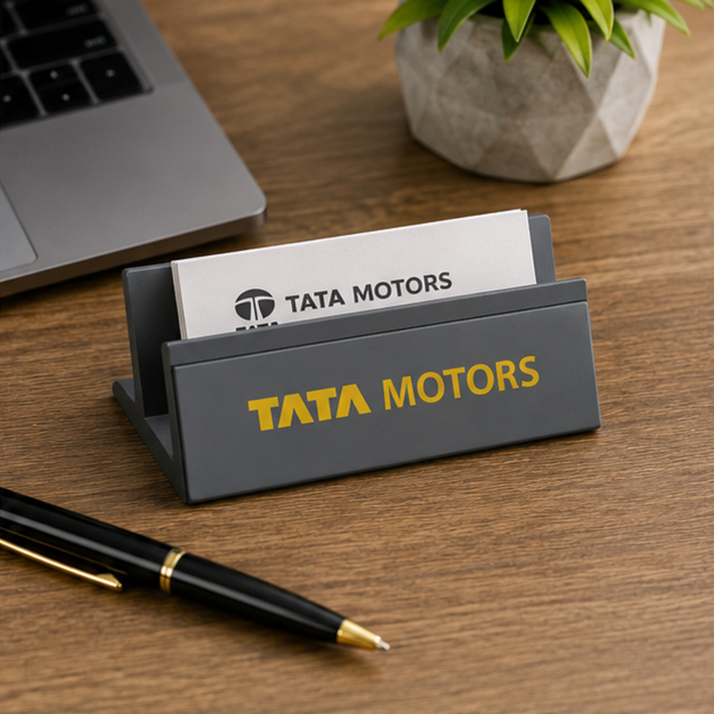 Metal Desk Visiting Card Holder