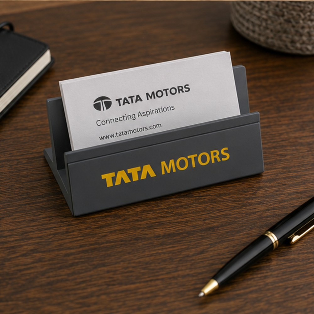 Metal Desk Visiting Card Holder