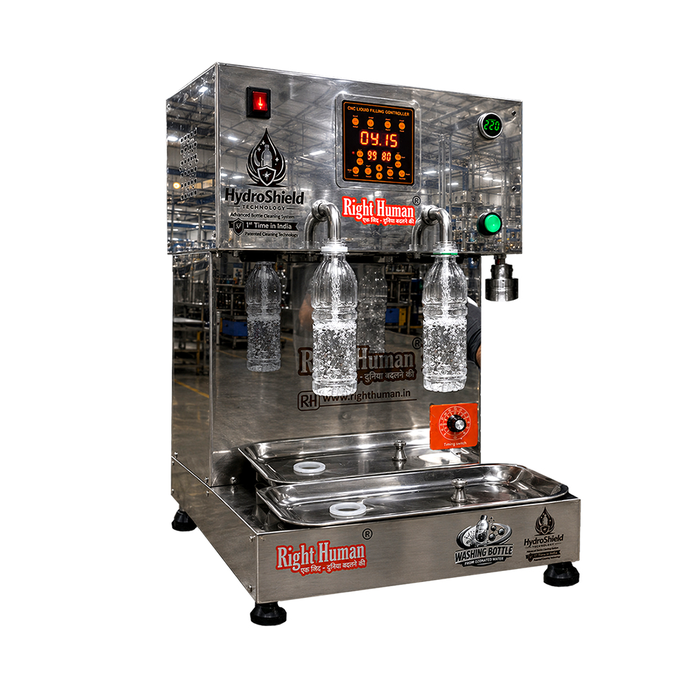 2 Nozzle Water Filling Machine Combo - Filling Material: Stainless Steal 304