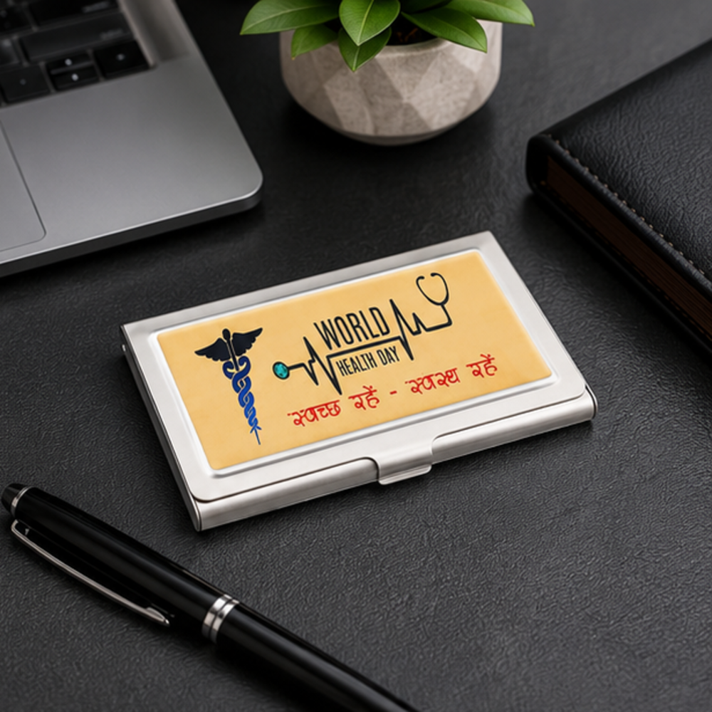 Executive Stainless Steel Visiting Card Holder
