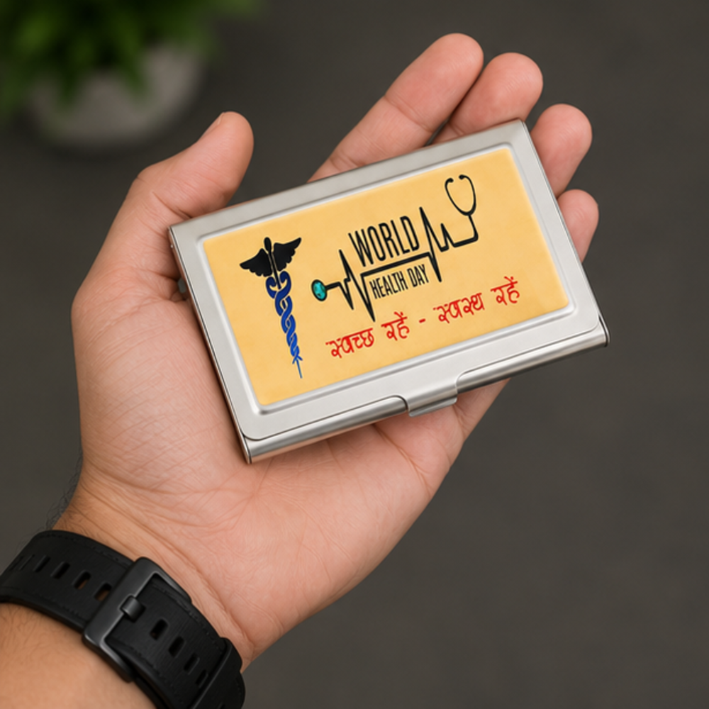 Executive Stainless Steel Visiting Card Holder