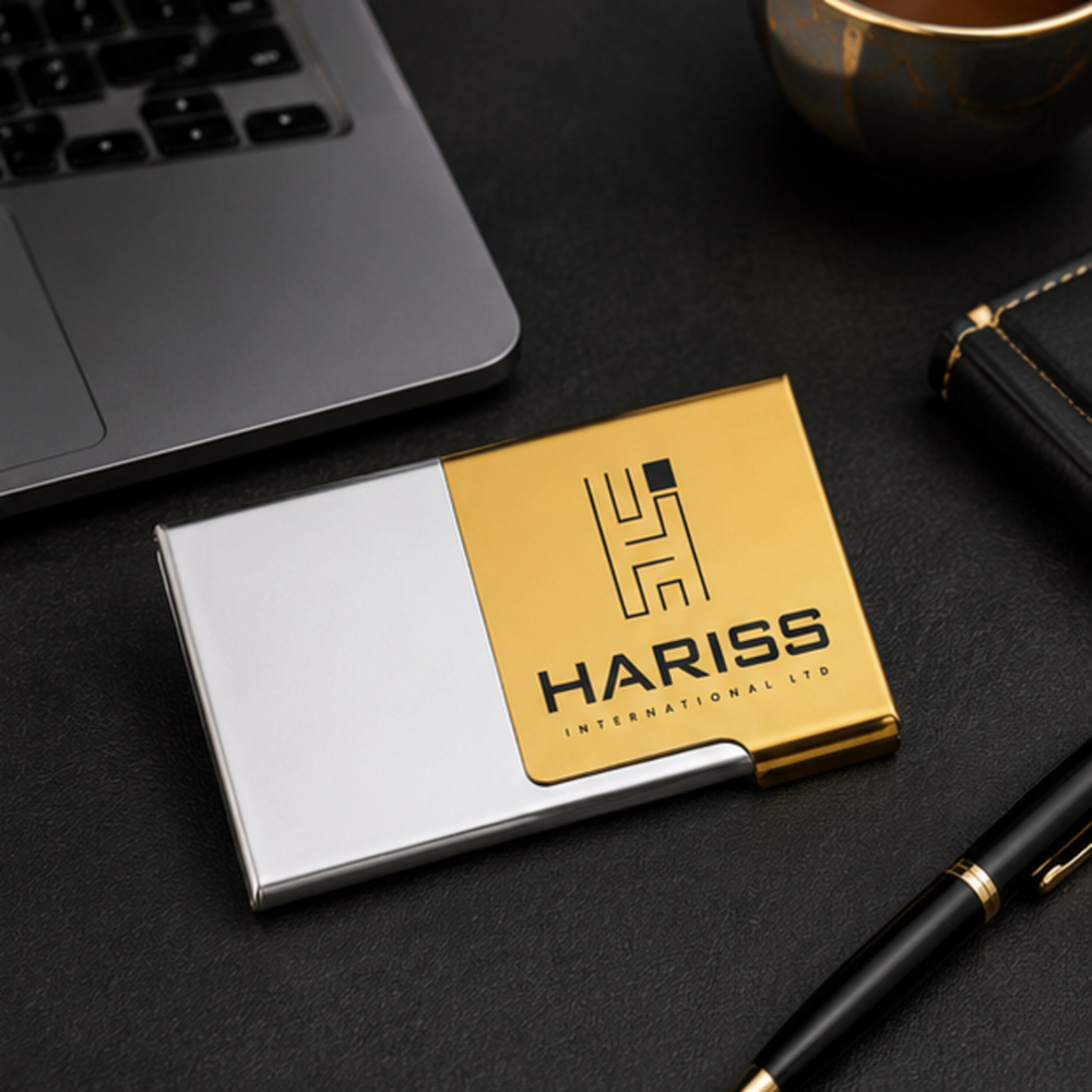 Metal Pocket Business Card Holder