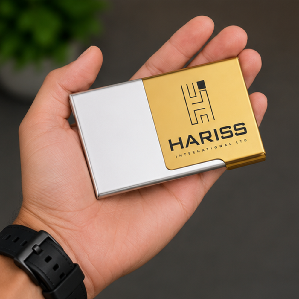 Metal Pocket Business Card Holder