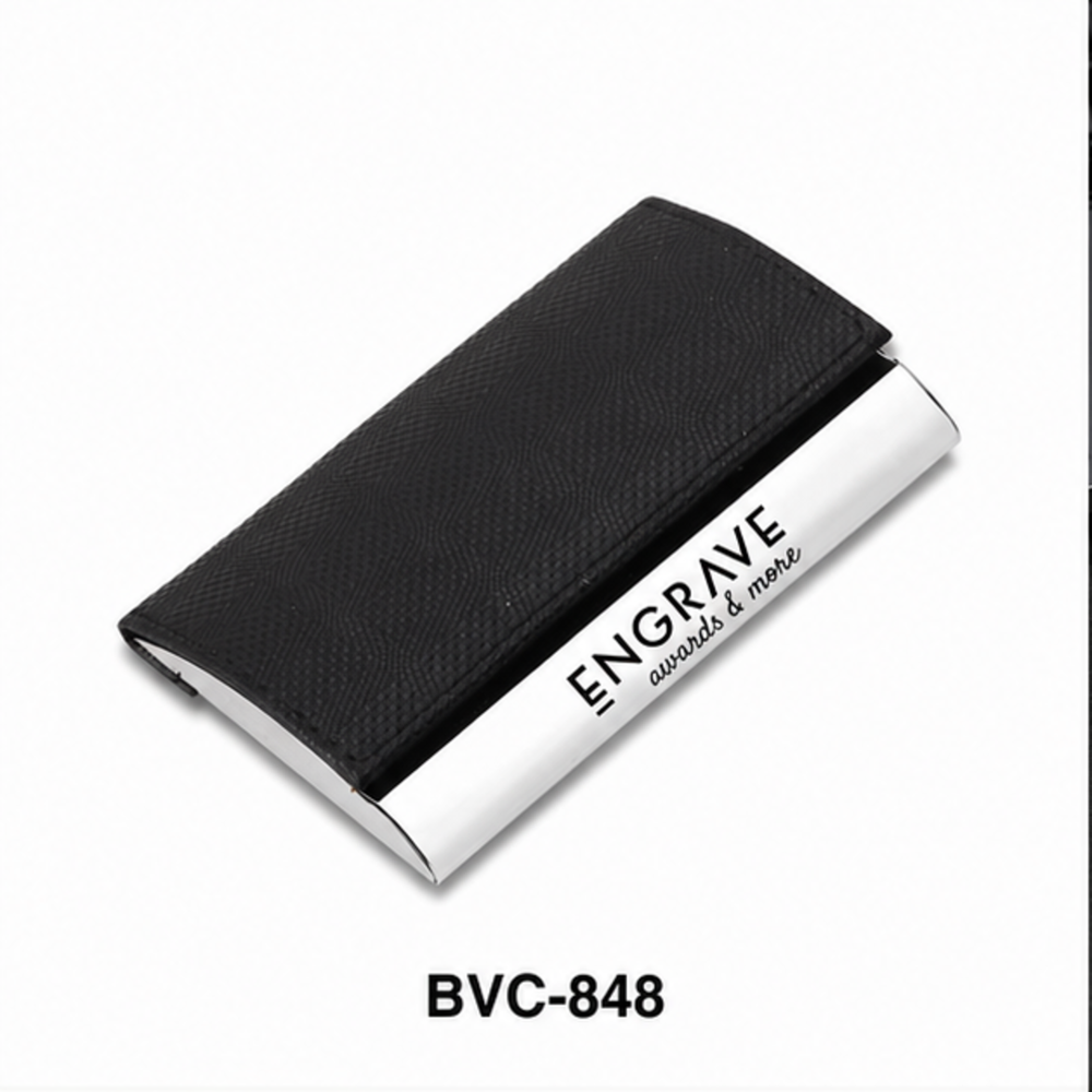 Executive Name Card Holder With Metal Finish - Advantage: Customize
