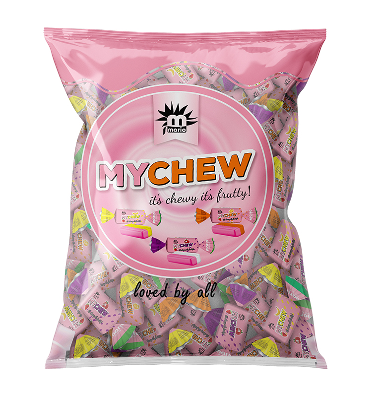 Center Filled Fruit Chews Soft Toffee
