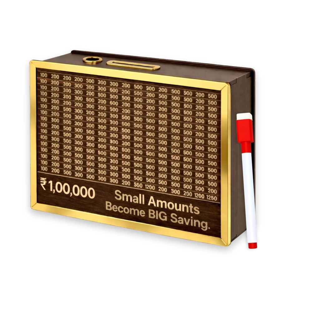 Wooden Money Saving Box