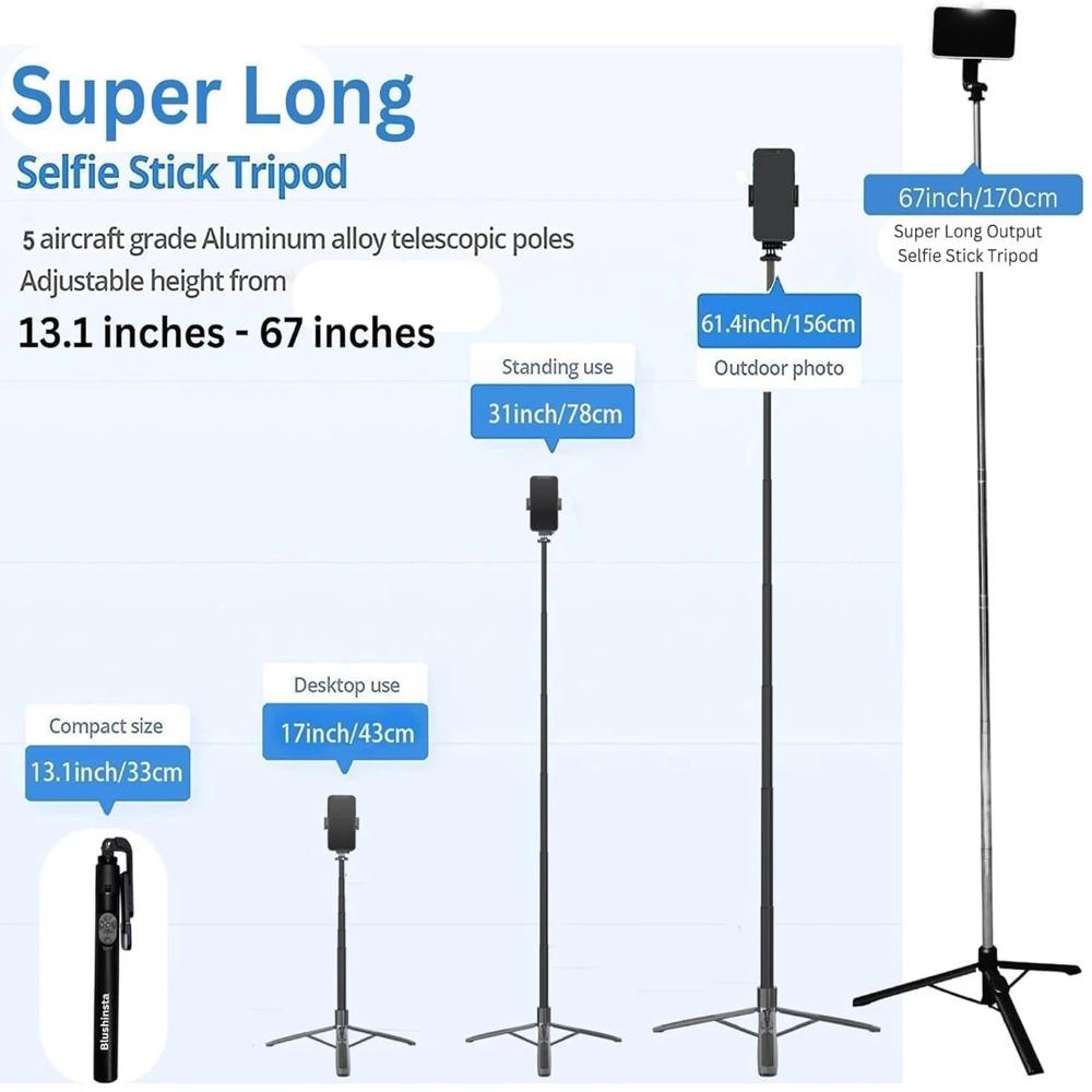 Y17 Selfie Stick with Tripod