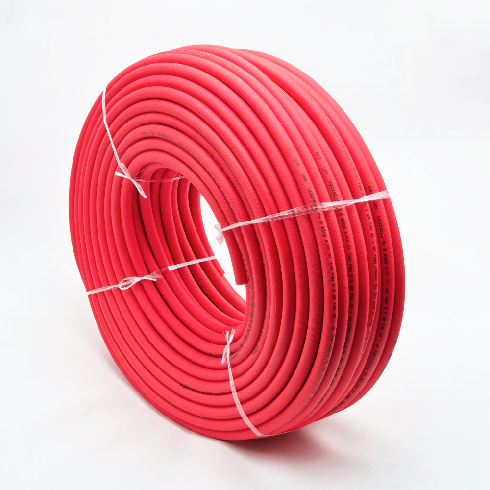 Gas Cutting Hose 8mm Red