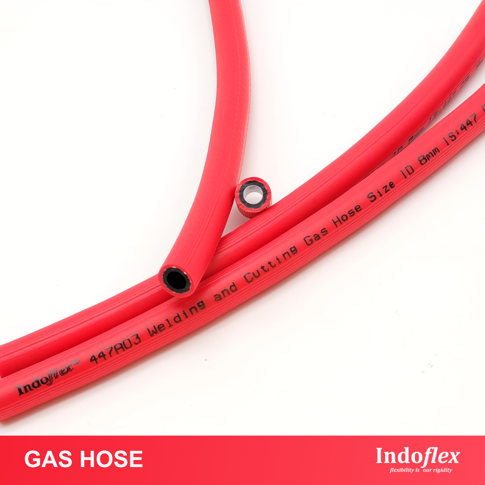 Gas Cutting Hose 8mm Red