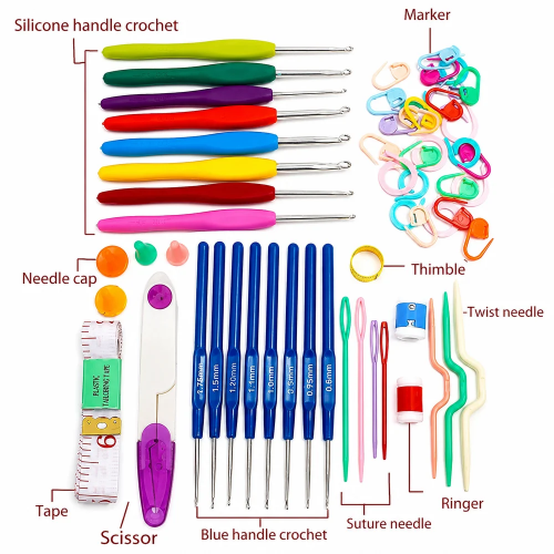 Knitting Crochet Hook Needle Set