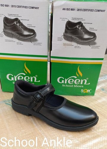 Girls Black School Shoes