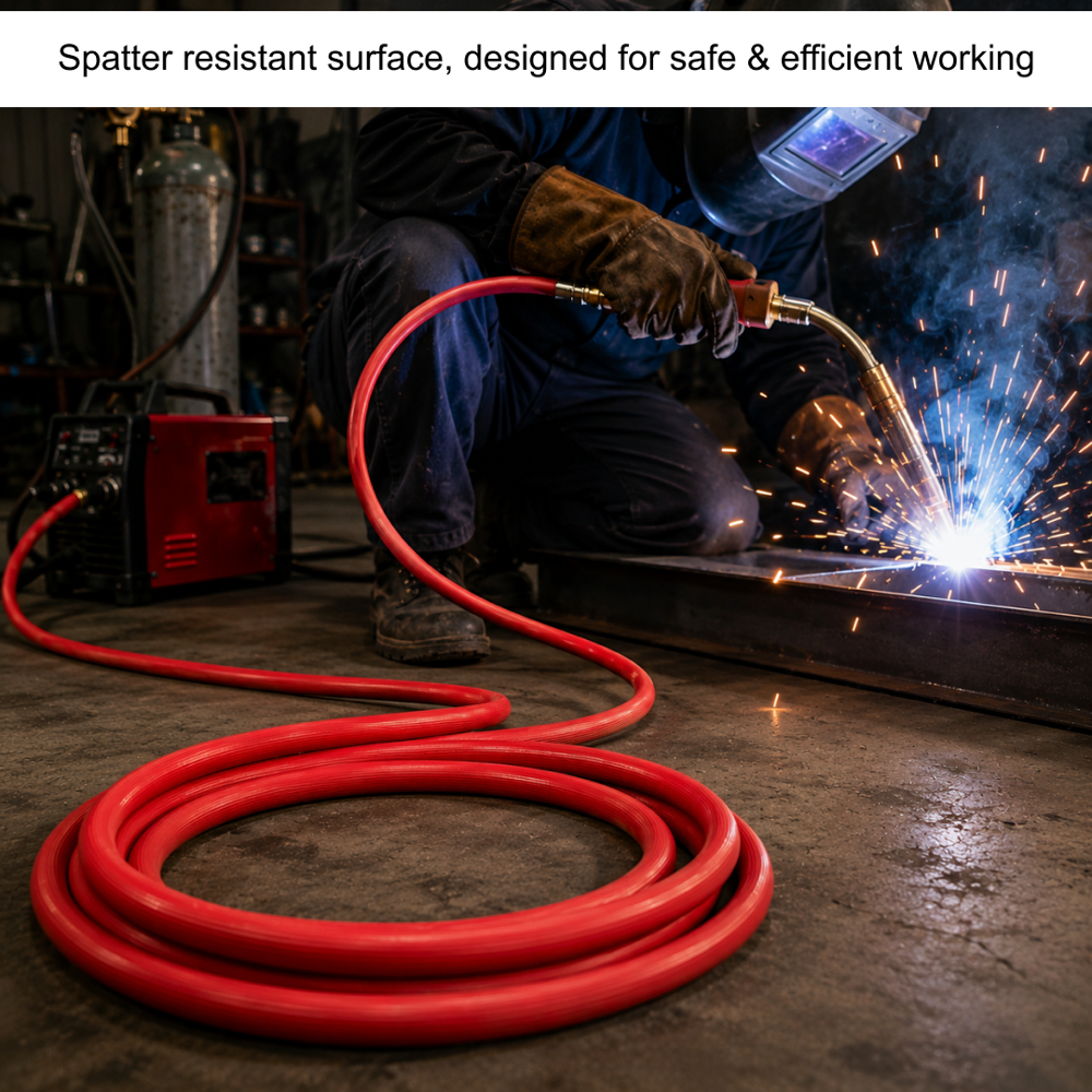 Gas Cutting Hose 8mm Red