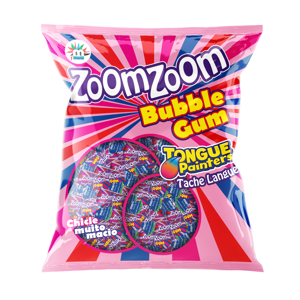 Zoomzoom Bubble Gum - Application: Industrial