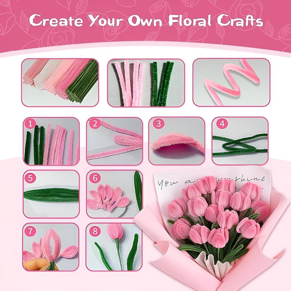 Craft Pipe Cleaner 100pc