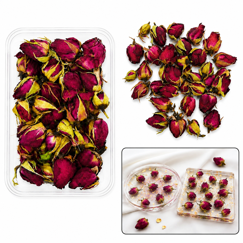 Dried Red Rose Petals