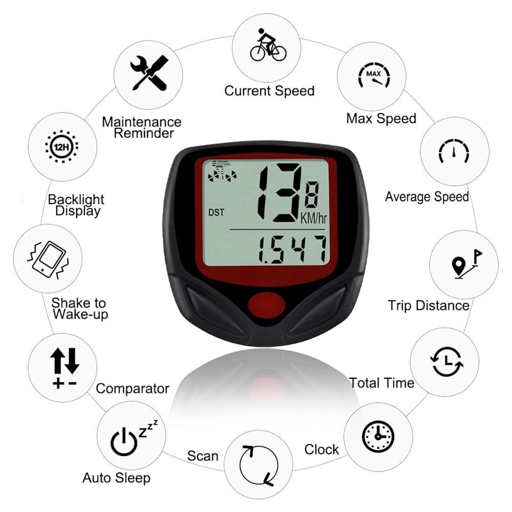 Digital Bicycle Speedometer And Odometer