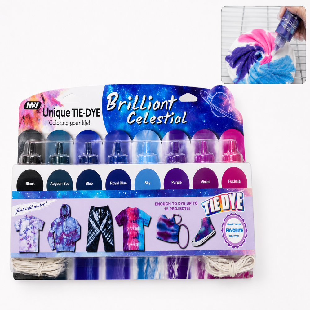 Tie Dye 8 Colors Kit