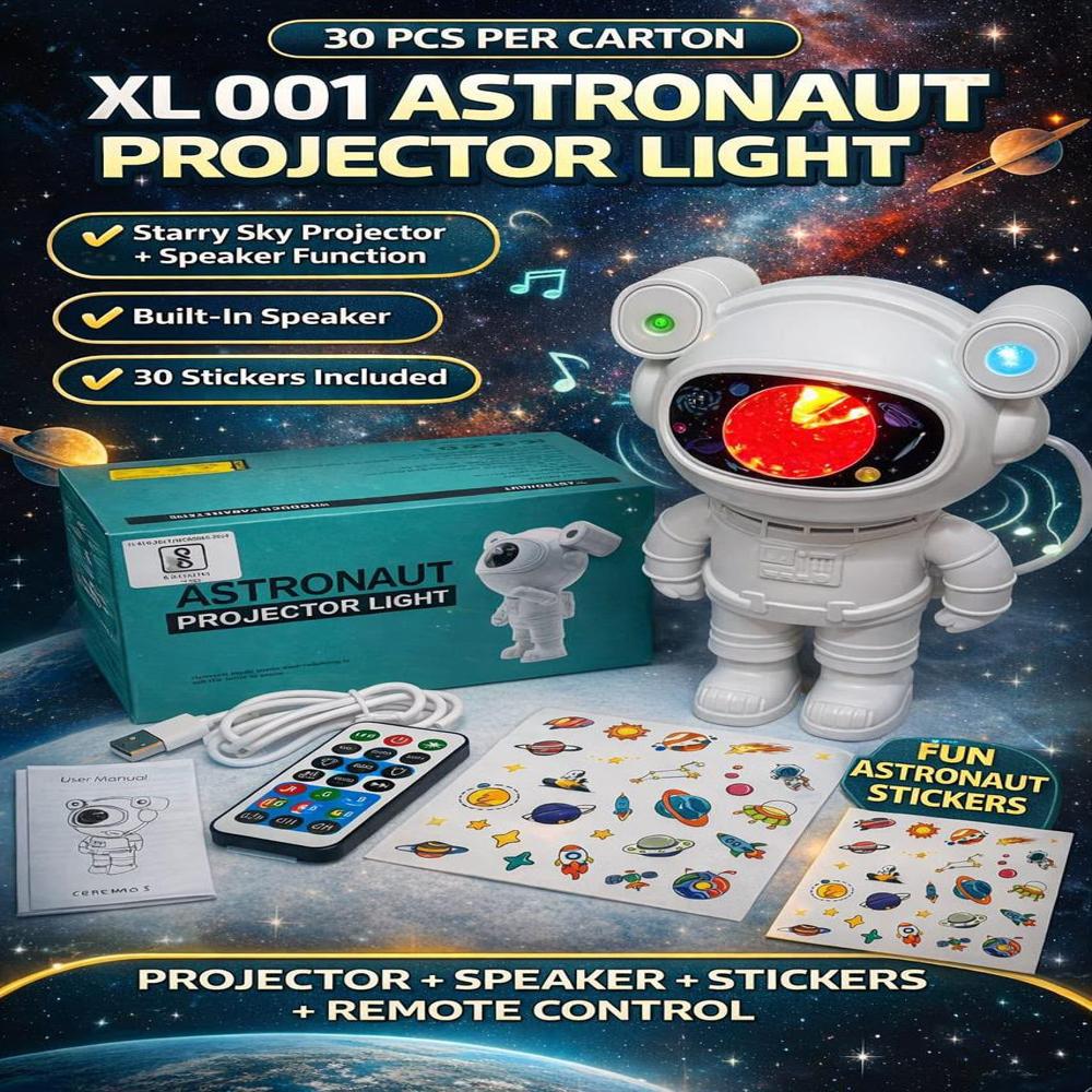 XL-001 Astronaut Galaxy Star Projector Night Light