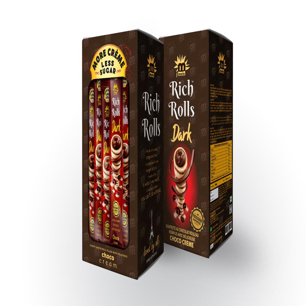 Rich Rolls Dark Wafer Roll - Wafer Sticks