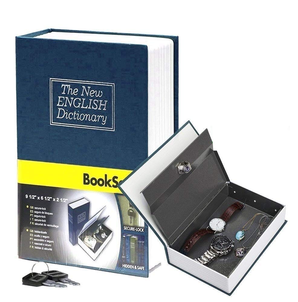 Dictionary Book Safe With Key Lock