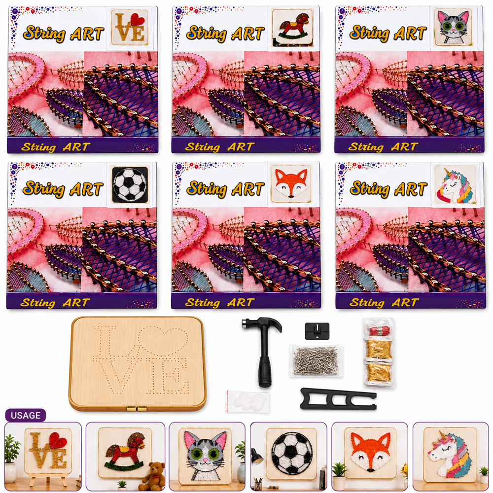 Diy String Art Craft Kit