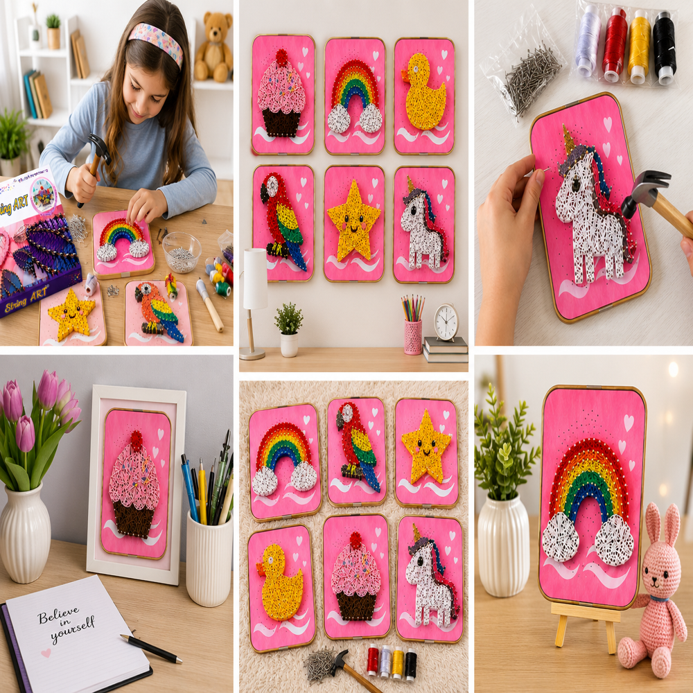 Diy String Art Craft Kit